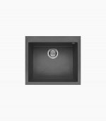 سینک گرانیتی الیچی Quadra-105-dark-gray