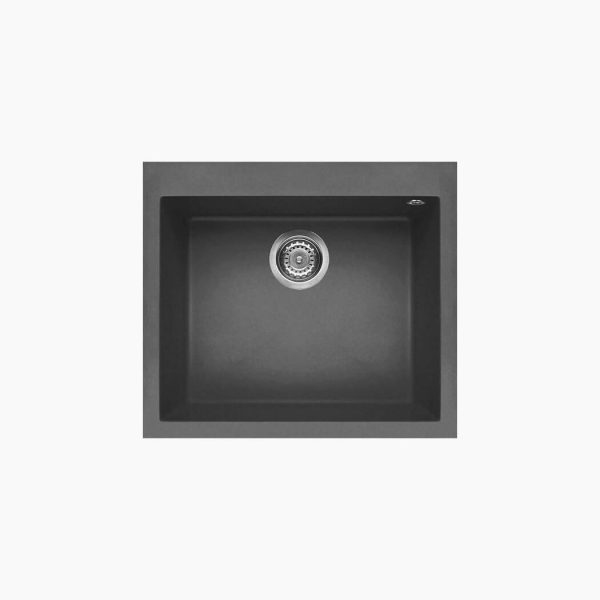 سینک گرانیتی الیچی Quadra-105-dark-gray