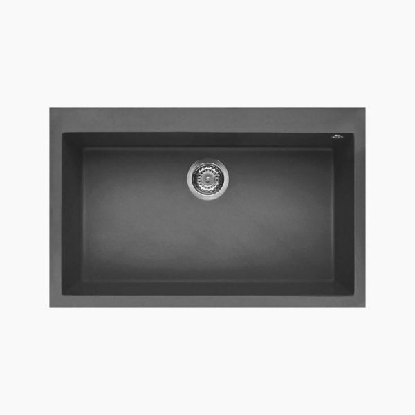 سینک گرانیتی الیچی Quadra-130-dark-gray