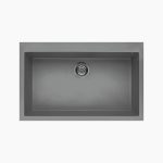سینک گرانیتی الیچی Quadra-130-light-gray
