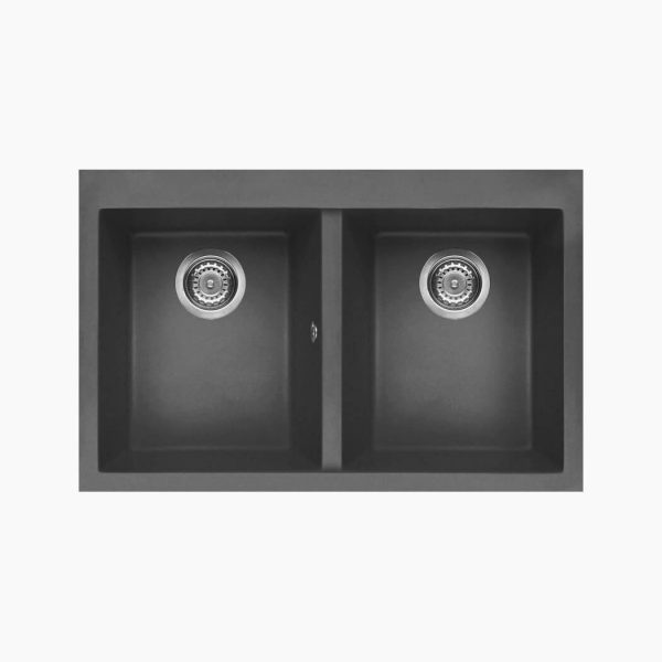 سینک گرانیتی الیچی Quadra-350-dark-gray