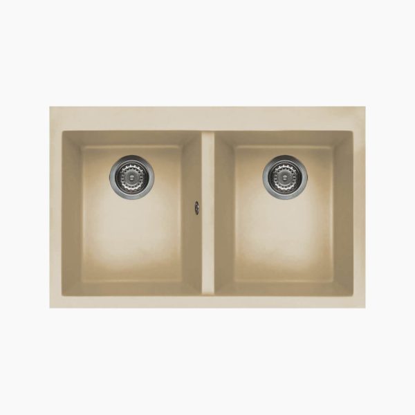 سینک گرانیتی الیچی Quadra-350-cream