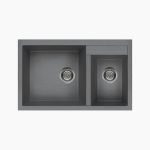 سینک گرانیتی الیچی Quadra-440-dark-gray