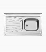 قیمت سینک استیل البرز 165 روکار