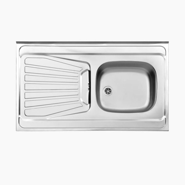 قیمت سینک استیل البرز 165 روکار