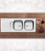 قیمت سینک استیل البرز 260 روکار