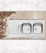 قیمت سینک استیل البرز 260 روکار