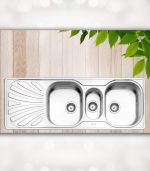 قیمت سینک استیل البرز 530 توکار