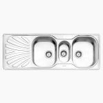 قیمت سینک استیل البرز 530 توکار