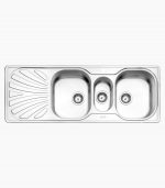 قیمت سینک استیل البرز 530 توکار