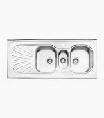 قیمت سینک استیل البرز 530 روکار