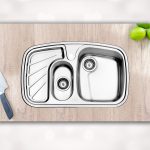 قیمت سینک استیل البرز 608 توکار