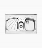 قیمت سینک استیل البرز 610 روکار