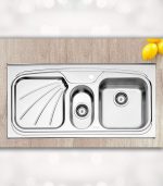 قیمت سینک استیل البرز 610 روکار