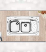 قیمت سینک استیل البرز 611 روکار