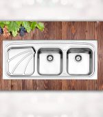 قیمت سینک استیل البرز 612 روکار