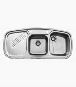 قیمت سینک استیل البرز 614 جدید توکار