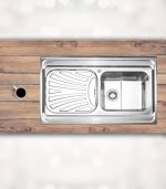 قیمت سینک استیل البرز 711 روکار