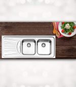 قیمت سینک استیل البرز 725 روکار