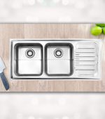 قیمت سینک استیل البرز 733 توکار