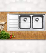 قیمت سینک استیل البرز 735 توکار