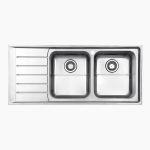 قیمت سینک استیل البرز 735 توکار