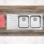 قیمت سینک استیل البرز 736 توکار