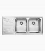 قیمت سینک استیل البرز 737 توکار