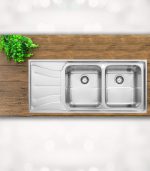 قیمت سینک استیل البرز 737 توکار