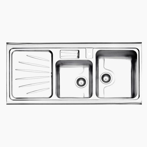 قیمت سینک استیل البرز 814 روکار