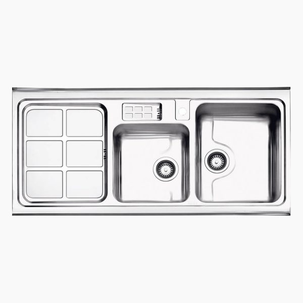 قیمت سینک استیل البرز 814 روکار