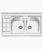 قیمت سینک ظرفشویی پرنیان استیل 1104