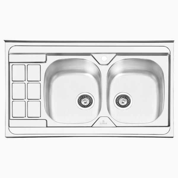 قیمت سینک ظرفشویی پرنیان استیل 1104