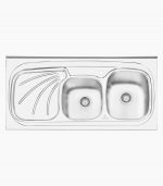 قیمت سینک ظرفشویی پرنیان استیل 1107