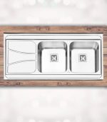 قیمت سینک ظرفشویی پرنیان استیل 1112