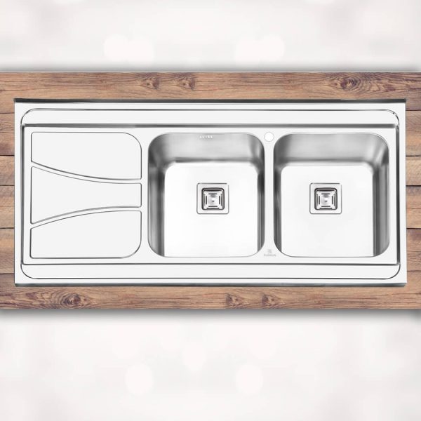 قیمت سینک ظرفشویی پرنیان استیل 1112