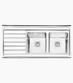 قیمت سینک پرنیان استیل 1114