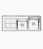 قیمت سینک ظرفشویی پرنیان استیل 1213