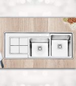 قیمت سینک پرنیان استیل 1213