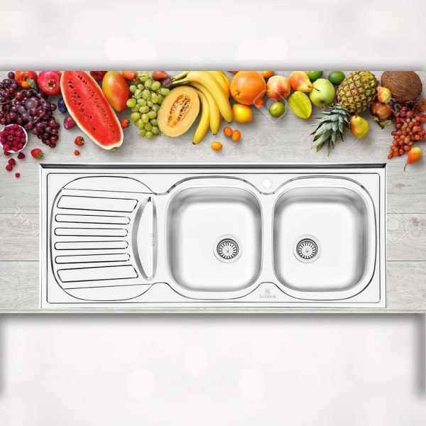 قیمت سینک ظرفشویی پرنیان استیل 2106