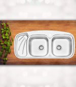 قیمت سینک ظرفشویی پرنیان استیل 2205