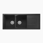 سینک گرانیتی میکس ایتالیایی مدل cx11620 مشکی