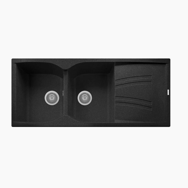 سینک گرانیتی میکس ایتالیا مدل nk11620 مشکی