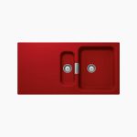 سینک گرانیتی شاک آلمان ومبلی D150 قرمز