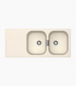 سینک گرانیتی شاک آلمان ومبلی D200 سفید