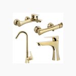 ست شیر ظرفشویی اوج مدل دنیل طلایی