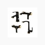 ست شیرآلات راسان مدل لوتوس مشکی