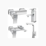 ست شیرآلات شودر اروپا کروم