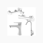 ست شیرآلات البرز روز مدل کارن سفید