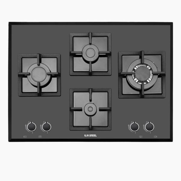 اجاق گاز ایلیا استیل G416 شیشه ای